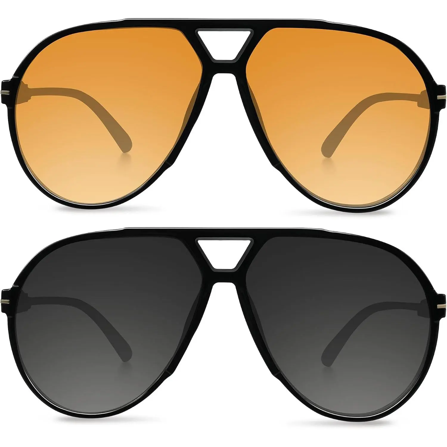 Aviator Sunglasses Womens Mens- Retro 70s Trendy Aviators Sun Glasses  Shades