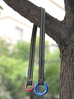 WILDKEN Tree Arborist Friction Saver Tree Climbing Cambium Saver Loop Belt Sling Retrievable Anchor 35.4 inch/43 inch