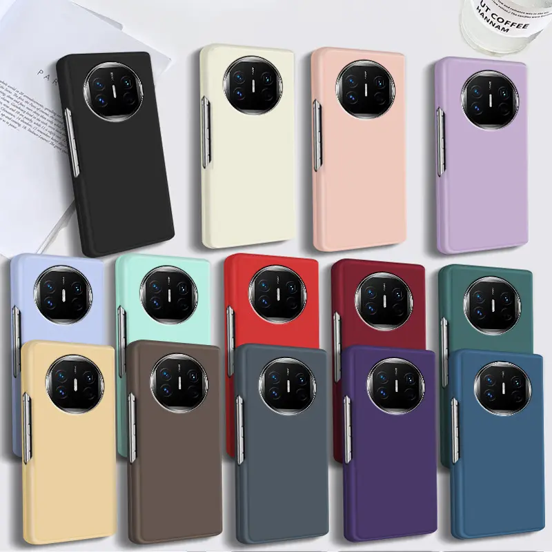Huawei Mate X5 Flip Case, Foldable Screen Full Body Protective Cover, Shockproof Anti-Scratch PU Leather Phone Shell, Lightweight Drop Resistant Fold Smartphone Protective Case Cover Compatible With Huawei Mate X5,Chri,h,polycarbonate,t,ph,clear,silicone,