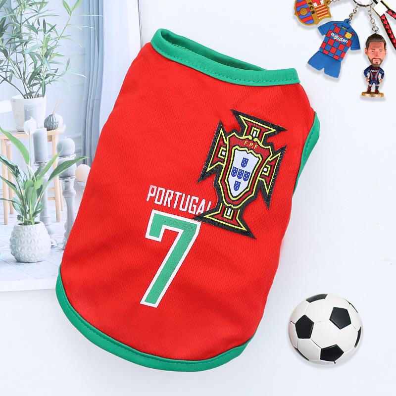 Pet Vest for Large Medium Small Dogs Cats, World Cup Soccer Jersey, Basketball Dog Clothes, Cat Accessories, Pet Apparel