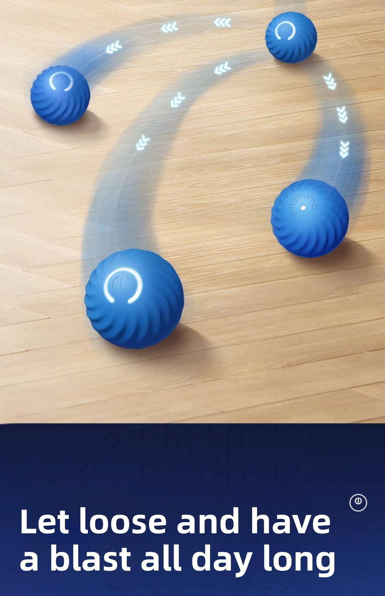 Gravity Jumping Ball Smart Rechargeable Pet Toy Automatic Rolling Interactive Chase Ball for Dogs Cats Livestock Prod with Flexible Shaft pet stuff dog pepper spray dog bugs detector reverse slow feeder shaped harness raised food bowl surprise gift k9