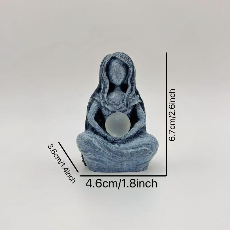 Moon Goddess Statue, 1 Count Creative Resin Ornament, Home Decor for Living Room Bedroom Garden, Ideal Decorative Ornament for Indoor & Outdoor