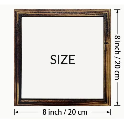 8x8inch Horizontal Wooden Sign - Patriotic Daisy Flag Framed Wall Art, Rustic Farmhouse USA Theme Suitable for Kitchen Bathroom Living Room Decor, Thick Wood Board Decoration for Home Gifts, Tabletop or Hanging Display,250th Anniversary