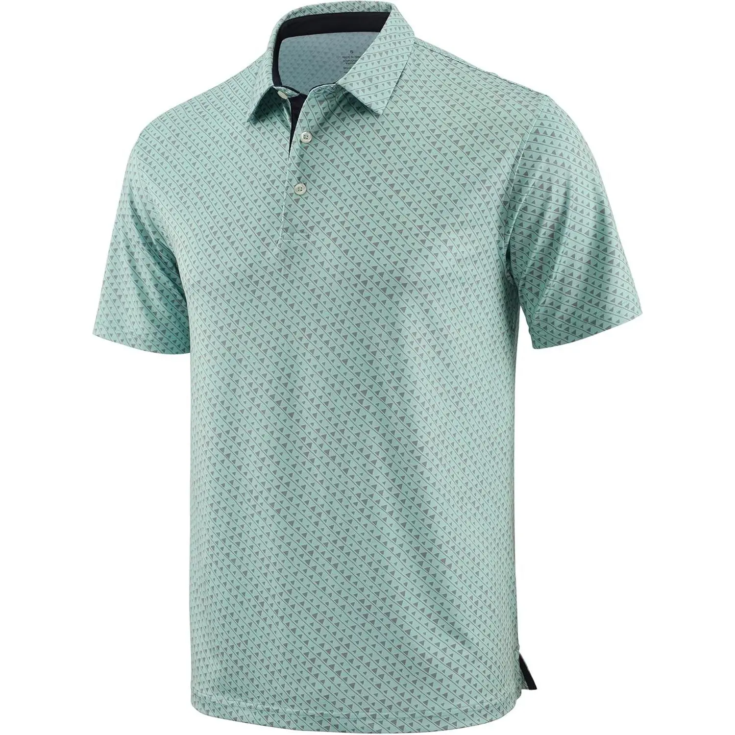 Men's Golf Polo Shirts Dry Fit Comfort Stretch Casual Shirt Short Sleeve Perfomance Moisture Wicking Funny Print