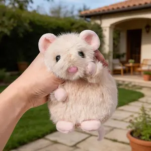 14cm 3 Colour Cute Mouse Doll Cartoon Plush Pet Fancy Rat Doll Soft Animal Figure Kids Gift Birthday Stuffed&Plush Animal Toys