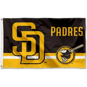 WinCraft San Diego Padres Logo Insignia 3x5 Foot Grommet Banner Flag