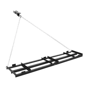 VEVOR Drag Harrow, 96x 20 in, Tow-Behind Driveway Grader with Adjustable Width 50lbs Load Capacity, Heavy Duty Lawn Leveling Rake, Galvanized Steel Gravel Driveway Drag, Fits ATVs UTVs Tractors