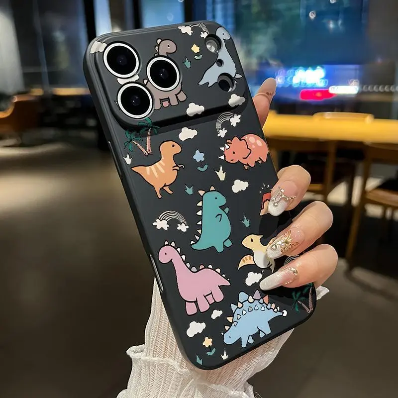 Case Compatible Samsung IPhone 17 Pro Max Air Dinosaur Park Matte Camera Protective Pocket-Friendly Cellphone Cover Male