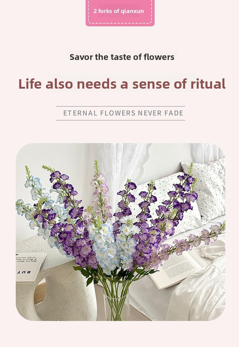 2-piece Qianxun Feiyan artificial flowers for home living room decoration, wedding hall arrangement, artificial flower background wall