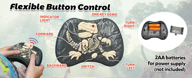 - Remote Control Dinosaur Robot - Realistic Walking, Roaring, and Spraying Spinosaurus Toys - Light up and Shaking Head and Tail Robot Dinosaur for Kids Ages 3+