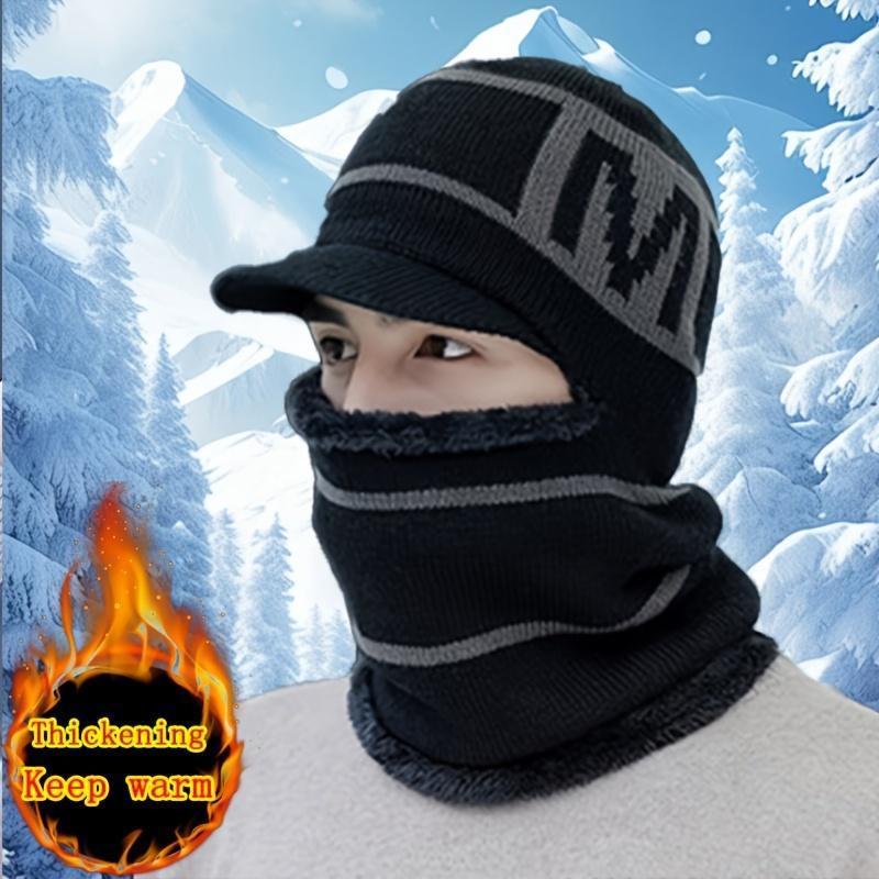 "TikTokShopBlackFriday" Winter Knit Balaclava Beanie Hat with Soft Fleece Lining, Windproof Thermal Full Face Cover for Men and Women, Warm Acrylic Ear Protection Headwear for Cycling, Skiing, Hiking, Running, and Outdoor Cold Weather Activities beanies "TikTokShopBlackFriday" Winter Knit Balaclava Beanie Hat with Soft Fleece Lining, Windproof Thermal Full Face Cover for Men and Women, Warm Acrylic Ear Protection Headwear for Cycling, Skiing, Hiking, Running, and Outdoor Cold Weather Activities beanies