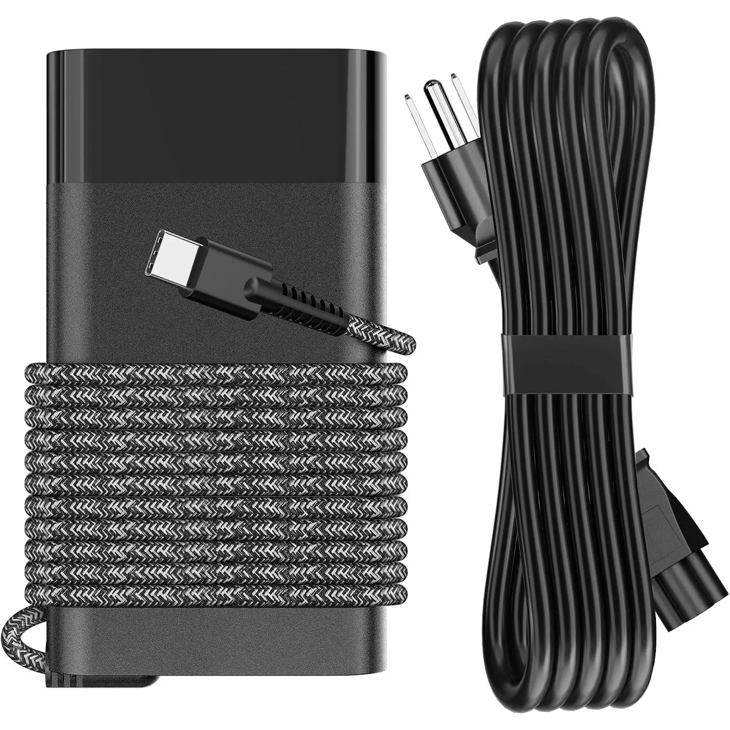 65W USB-C Laptop Charger with Fast Charging Power Supply, 65W Output Slim Travel AC Adapter, Multi-Model USB-C Plug for Laptop Users Compatible with Envy X360, Spectre X360, Elitebook, Pavilion, Elite X2, OmniBook, ProBook, Zbook