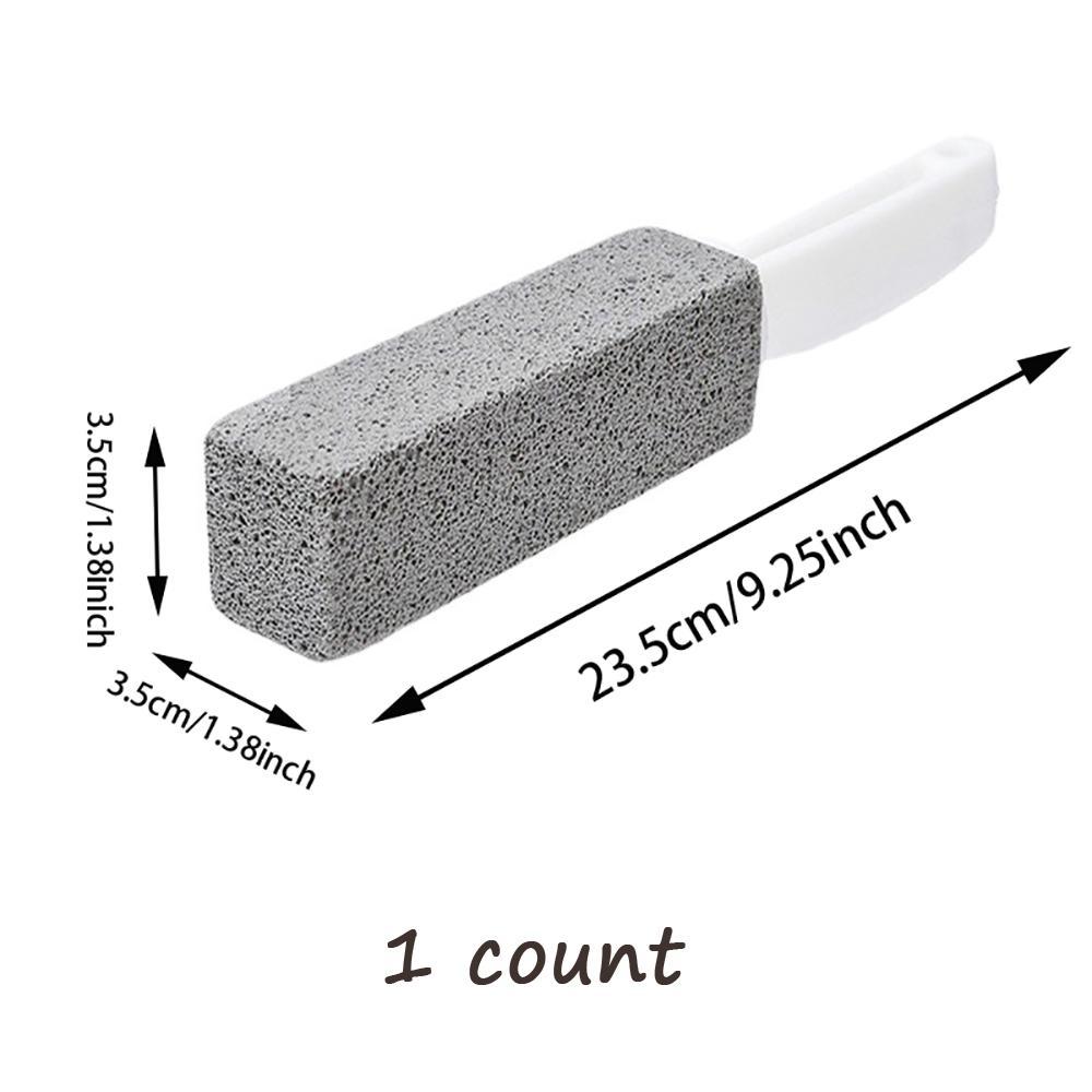 Pumice Toilet Cleaning Brush, 1/2/5 Counts Plastic Toilet Stain Bathroom Scar Cleaning Brush, Yellow Scale Powerful Pumice Brush