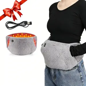 USB plug-in uterine heating belt that doubles as a hand warmer — a portable heated pad for hands, belly, and period comfort, a cozy must-have for her.