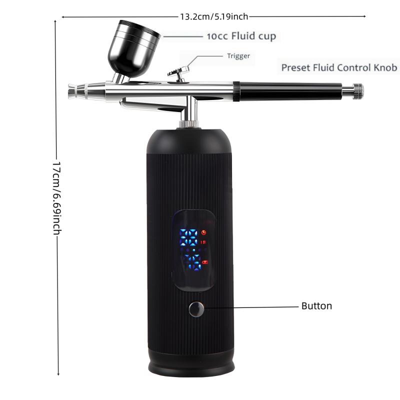 Airbrush Pen Kit With Compressor,Rechargeable High Pressure Air Brush Set Cordless Airbrush Kit with 0.3mm Nozzle for Painting,Doodling,Coloring,Cake Decor,Makeup,Modeling, Expert Airbrush Kit