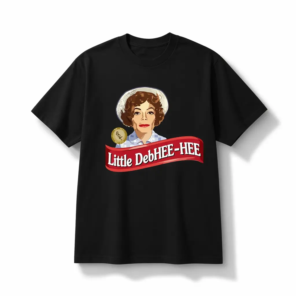 Litte Debhee Hee Debbie Parody Meme T Shirt Casual Digital Print 220g Pure  Heavy 100% Cotton T Shirt