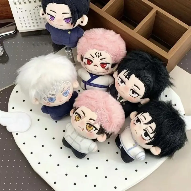 Cute Jujutsu Kaisen Mini Plushie Jujutsu Kaisen Characters Soft Cotton Doll Keychains Perfect for Bag Ornament Anime Fans Gift