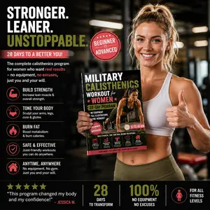 28-Day Bodyweight Workout Book for Women, Home Fitness Training Planner, Strength Building & Workout Tracking Journal, No Equipment Required