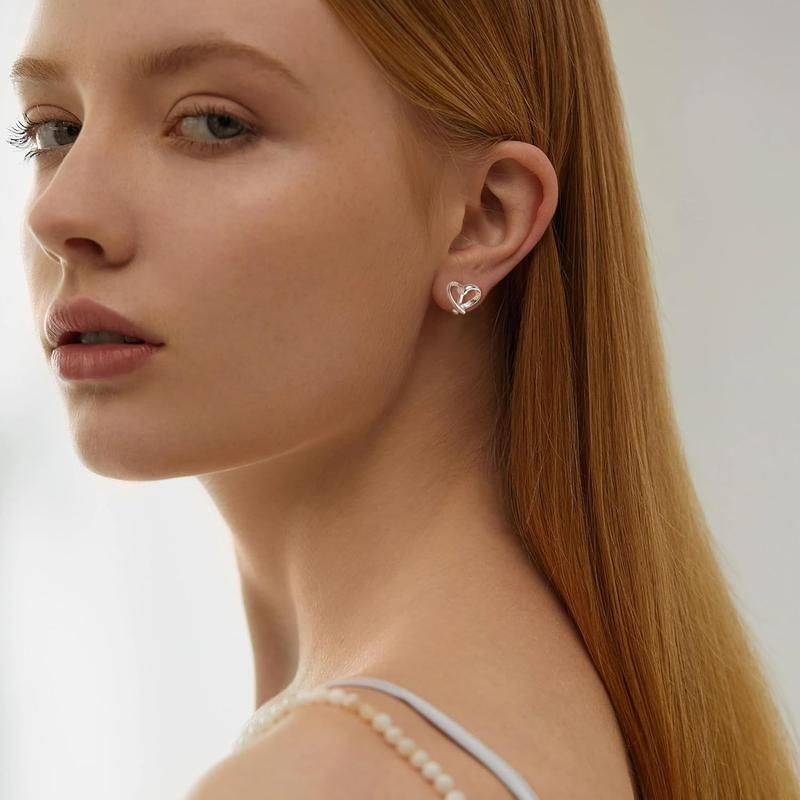 THUNARAZ 12 Pairs Retro Shining Ear Clips for Women Sparkling Crystal Clip Earrings Non Piercing Jewelry CZ Cute Butterfly Flower Pearl Clip on Stud Earrings Non Tarnish Jewelry Floral Men's Earrings Stack Goth Accessories for Christmas Gift