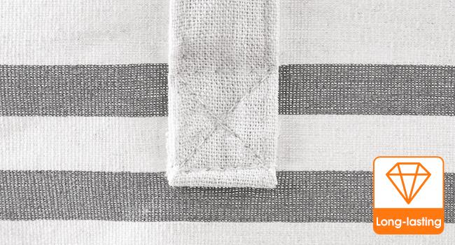 2 Pack Large Laundry Baskets, Laundry Hampers, Freestanding Waterproof Collapsible Clothes Bag with Extended & Reinforced Handles - Clothes Basket for Dorm, Bathroom, Home (Light Grey/75L)