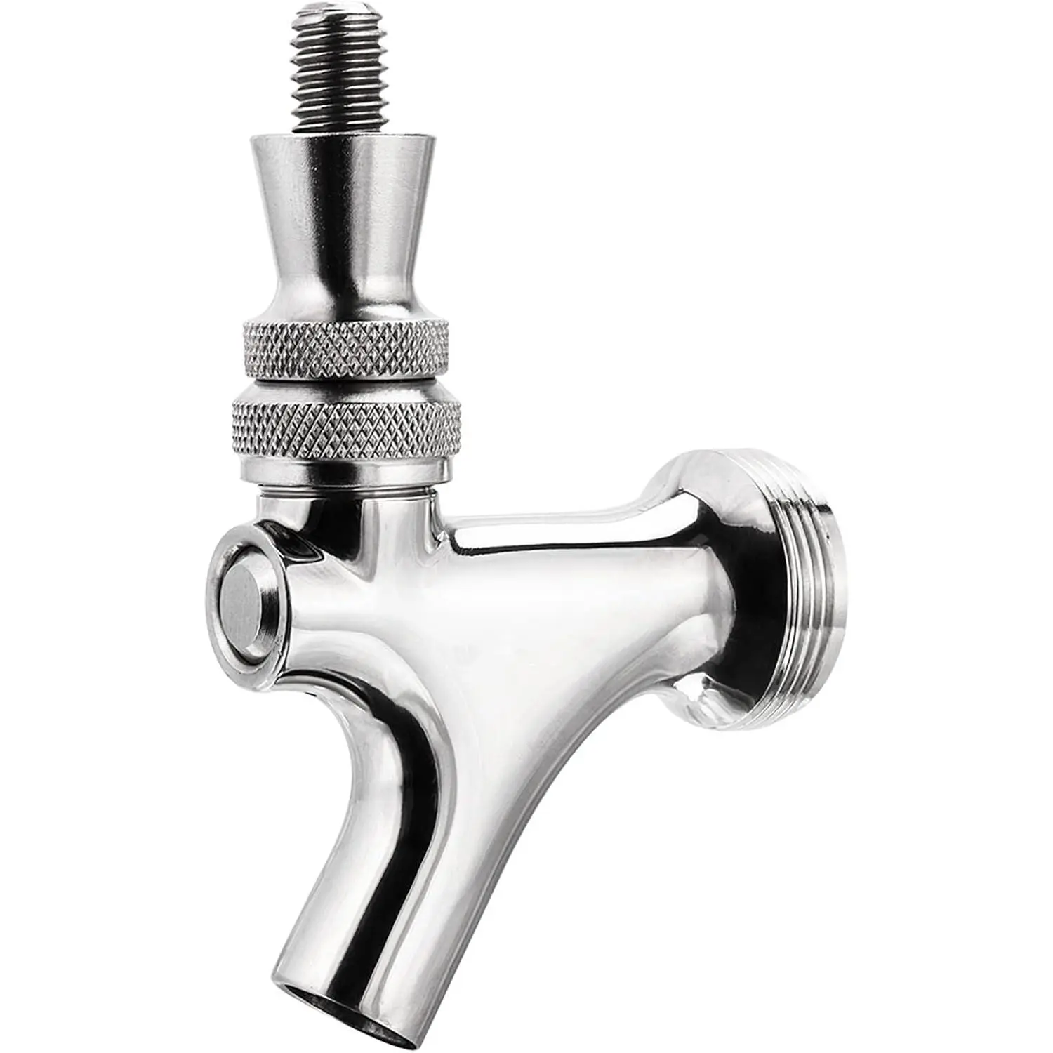 Upgraded Draft Keg Tap, All Commercial 304 Stainless Steel, Well-Pouring, Fits American Beer Shanks and Towers