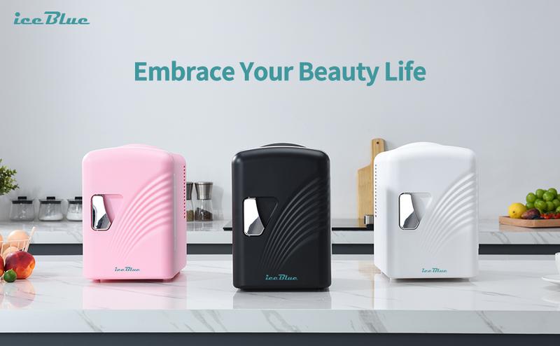 Mini Fridge 4L/6 Can Portable Cooler & Warmer for Skincare, Car, Home