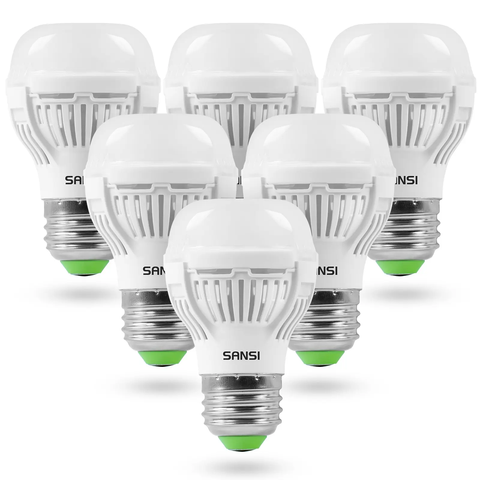60 watt equivalent LED bulb, using ceramic technology, service life up to 22 years, brightness 900 lumens, non-dimmable, E26 lamp holder, A15 lamp type, power 9 watts, energy saving and safe, suitable for home lighting