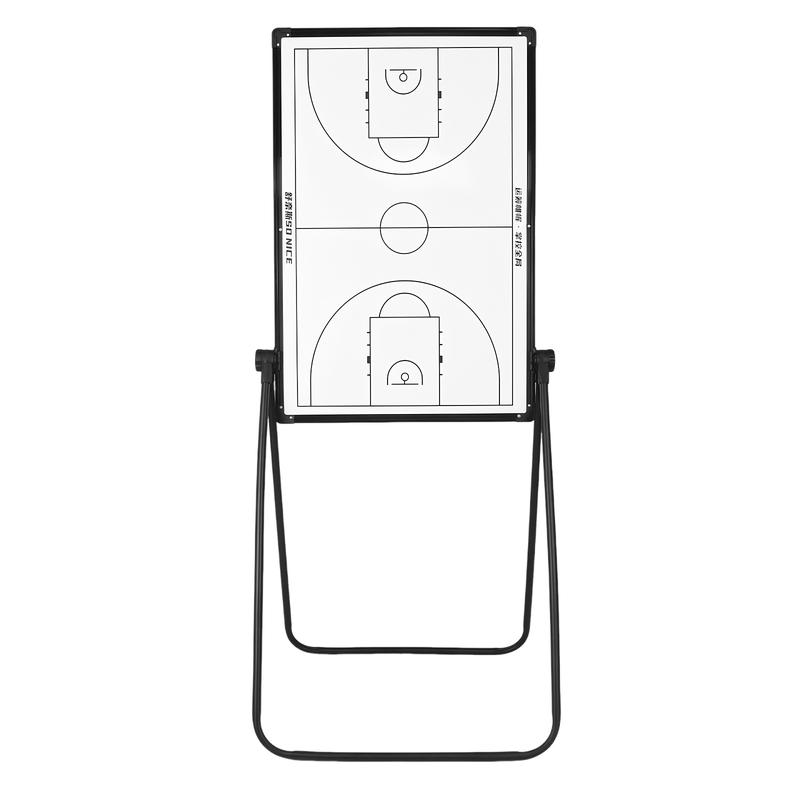 Double Sided Basketball Board with Markers Eraser Professional Basketball Game Pad Multi-Purpose for Basketball Soccer Volleyball Coaches