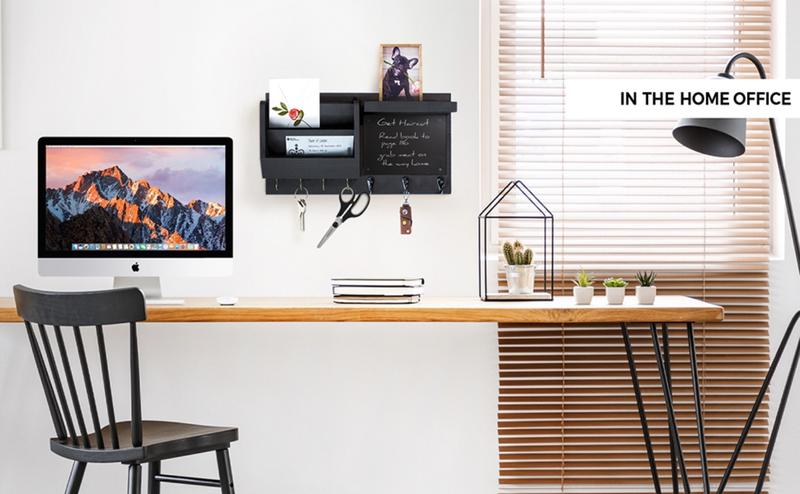 F-HP10 Key Holder for Wall - Mail Holder Organizer Wall Mount with Shelf - Hanging Key Rack Hanger with Hooks Decorative for Home Coat Letter Dog Leash Entryway Living Room Decor Farmhouse Metal F-HP10 Key Holder for Wall - Mail Holder Organizer Wall Mount with Shelf - Hanging Key Rack Hanger with Hooks Decorative for Home Coat Letter Dog Leash Entryway Living Room Decor Farmhouse Metal