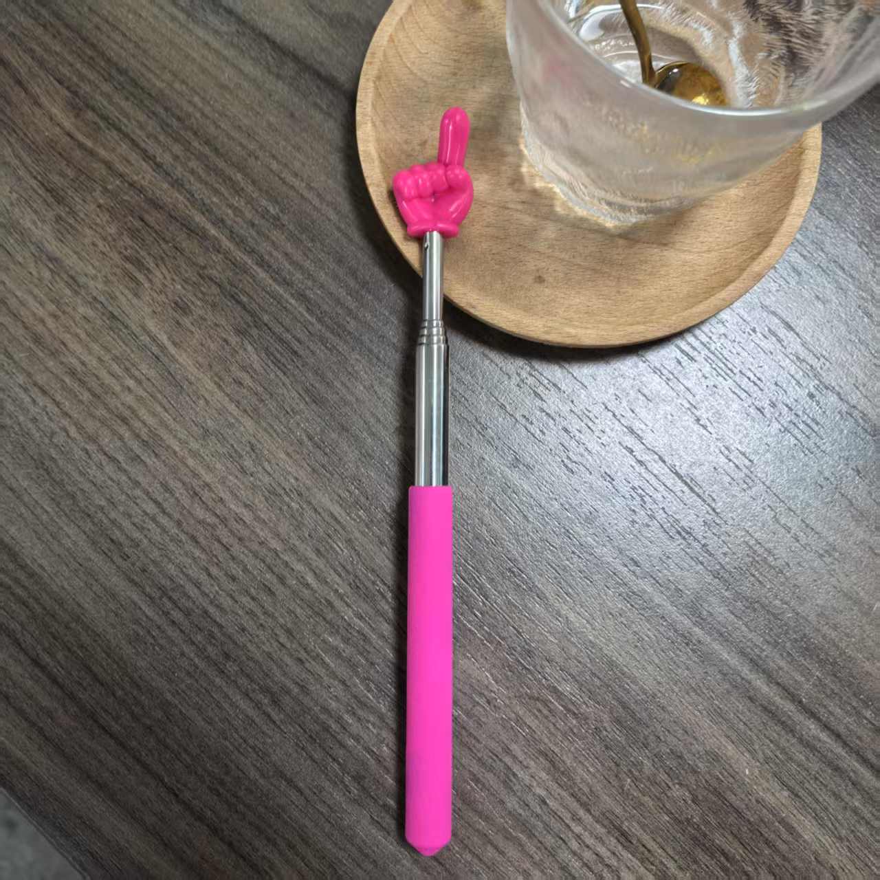 Adjustable Finger Indicator Tool, Multi-Color Teaching Aid, Stainless Steel Teaching Supplies, Ideal for Classroom and Home Use