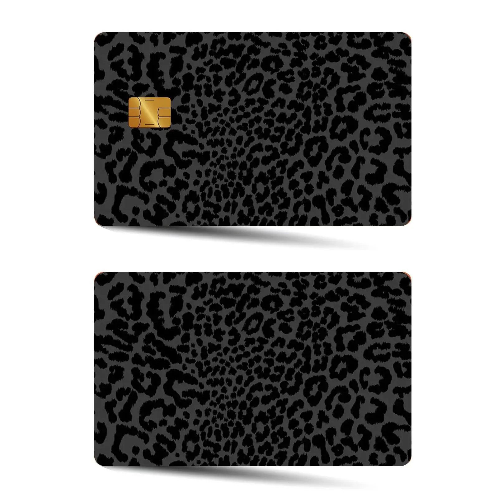 Leopard Print Credit Card Skin Sticker, Waterproof Scratch Resistant, Debit Card Protective Wrap, Durable and Stylish Design