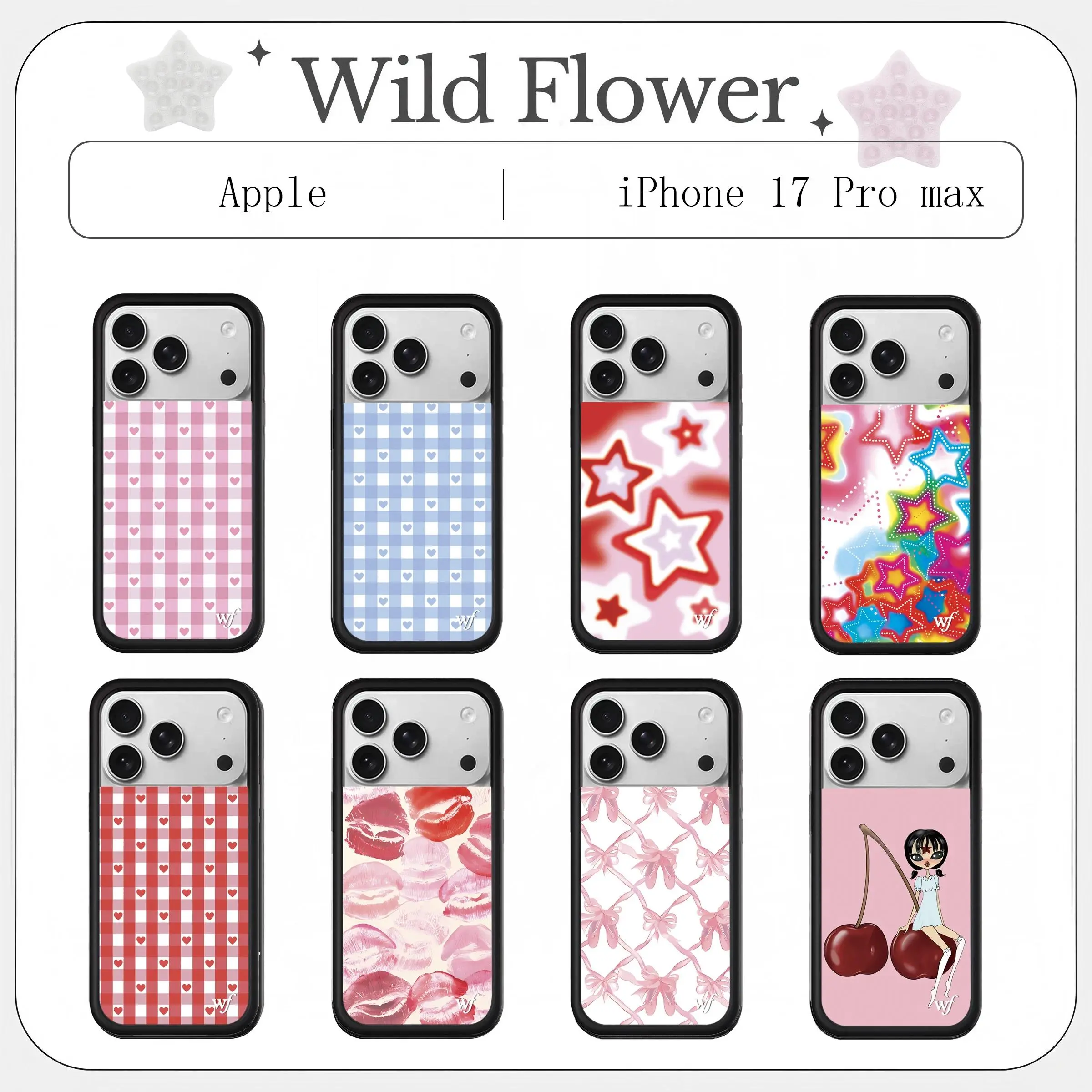 New 3D Wildflower Heart Love Cherry Flower Casing, Girl's Bow Ballet Dance Shoes Design Phone Case for iPhone 12 13 14 15 16 17 Pro Max