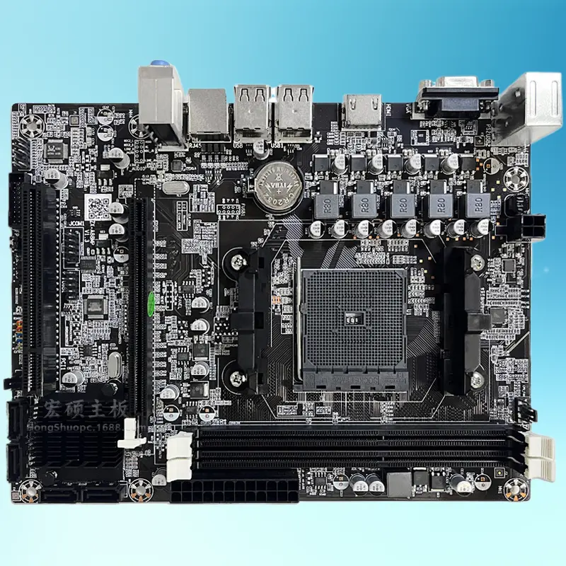 A88 Desktop Gaming Motherboard FM2 Plus CPU Interface DDR3 Full Solid State Power Supply Mainboard For AMD Processor