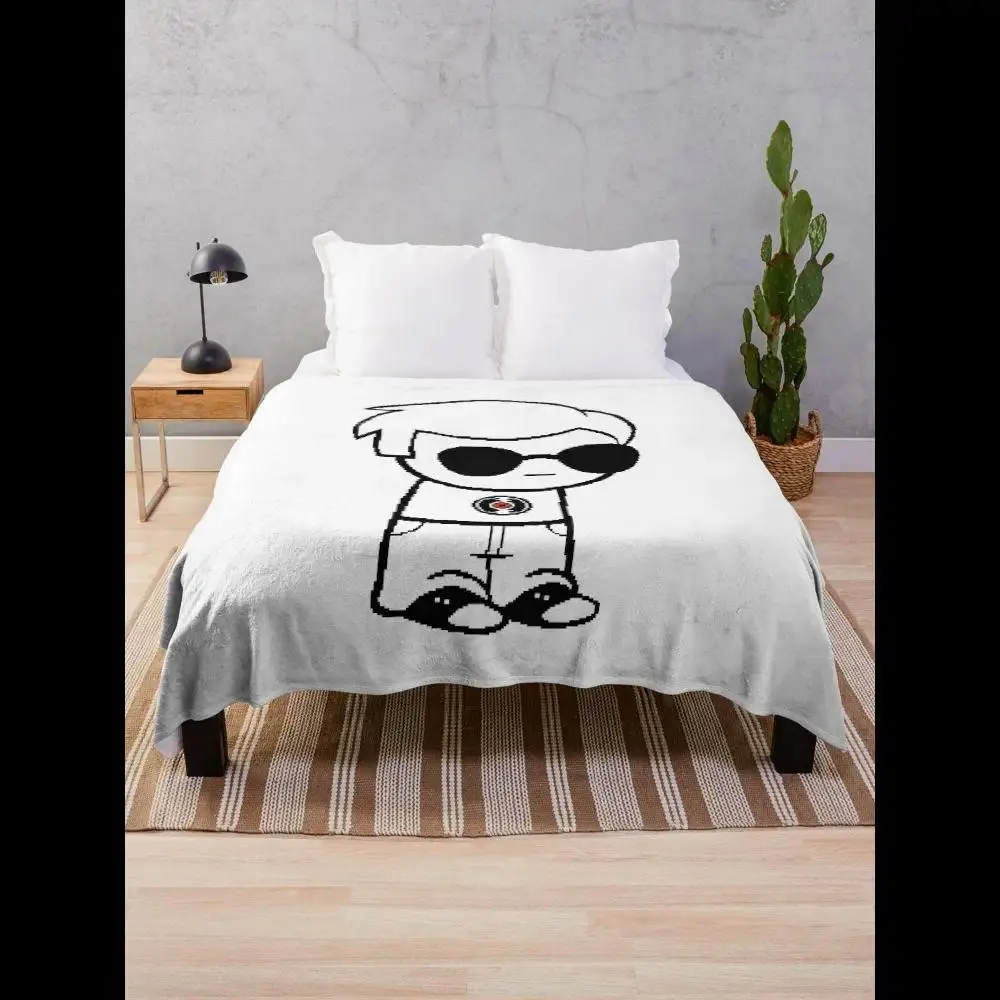Dave Strider Homestuck Flannel Blanket - Soft Breathable, Warm Multi-Size Throw for Home Use, Couch, Bedroom (Fan Collection Included)