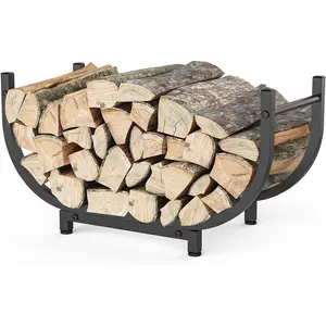 Firewood Rack Outdoor 30in，Indoor Firewood Storage and Firewood Rustproof Holder，Stable Log Holder and Fireplace Decor Organizer