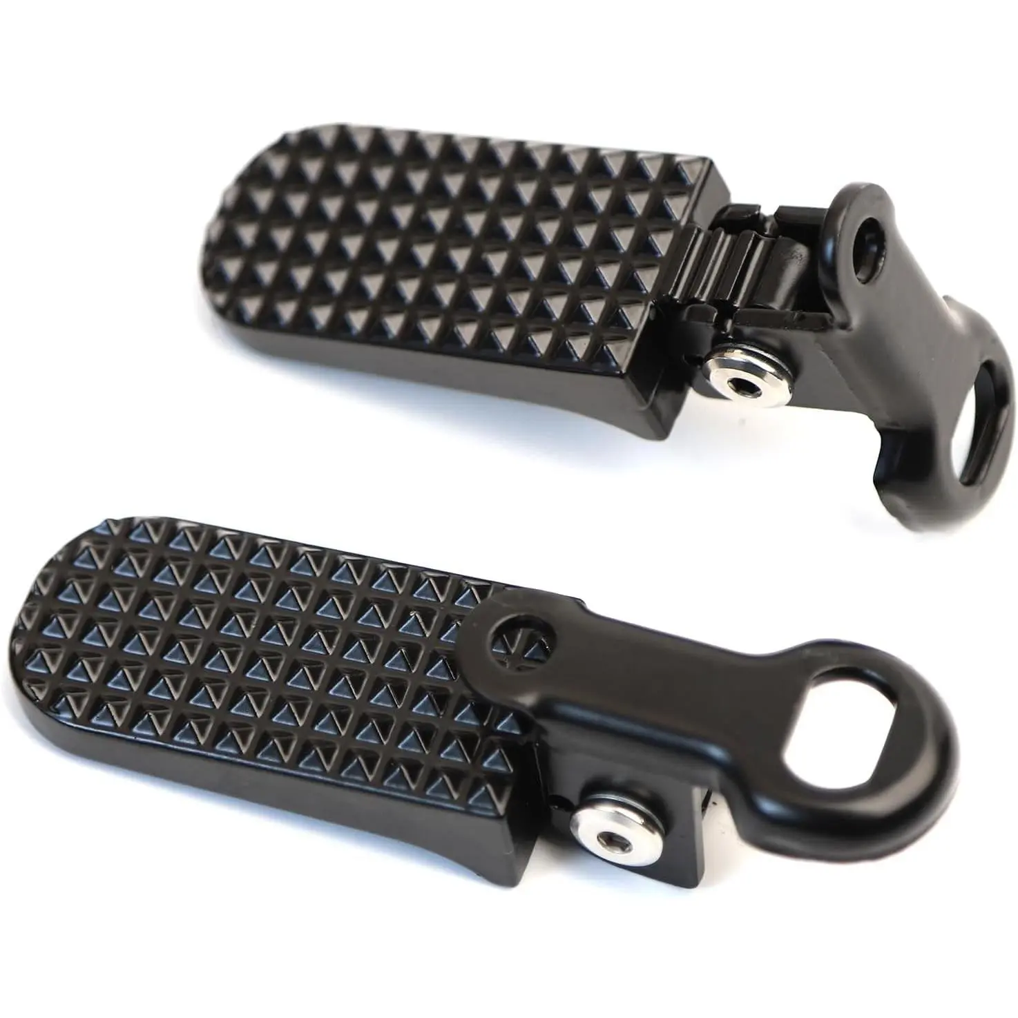 Minho Bike Minibike Aluminium Foot Pegs Fit for Most Scooter Mopeds Dirt Bike M6 M8 Mounting Hole Black Bike Footpegs