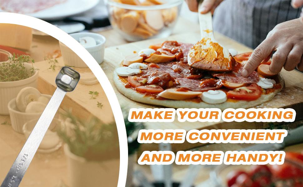 1PCS 1/3 Teaspoon(1/3tsp, 1/10tbsp, 1.5ml) Single Tiny Square Bowl Measuring Spoon, Small Individual Stainless Steel Measure Spoons Only