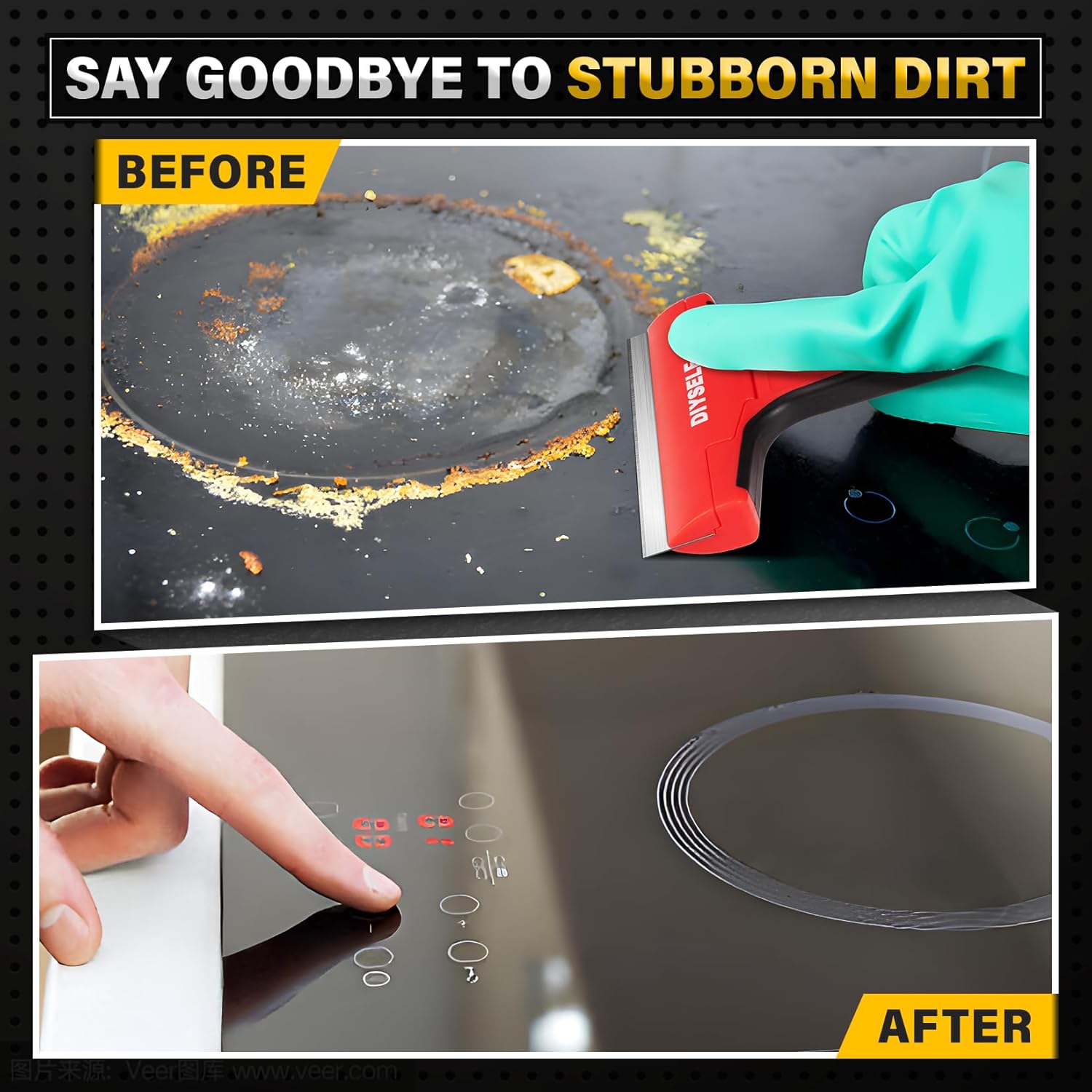 Razor Scraper, 1 Pack Scraper Tool with 10 count 4-Inch , Razor Scraper for Cleaning Glass, Window, Stove Top, Oven, Kitchen, Cooktop, Shower Door, Sticky , Tile, Wallpaper Razor Scraper, 1 Pack Scraper Tool with 10 count 4-Inch , Razor Scraper for Cleaning Glass, Window, Stove Top, Oven, Kitchen, Cooktop, Shower Door, Sticky , Tile, Wallpaper