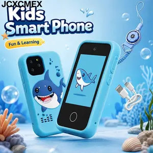 Smartphone Toy with 2.8-Inch Touchscreen Dual Cameras, Selfie Video Function, Educational Games, Ideal Gift for Christmas, Birthday, Halloween