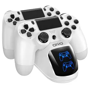 PS4 Controller Charger Dock Station, 1.8Hrs PS4 Controller Charging Dock, Charging Station Replacement for PlayStation 4 Dualshock 4 Charger, Game Console Accessories, Gaming Console Accessories