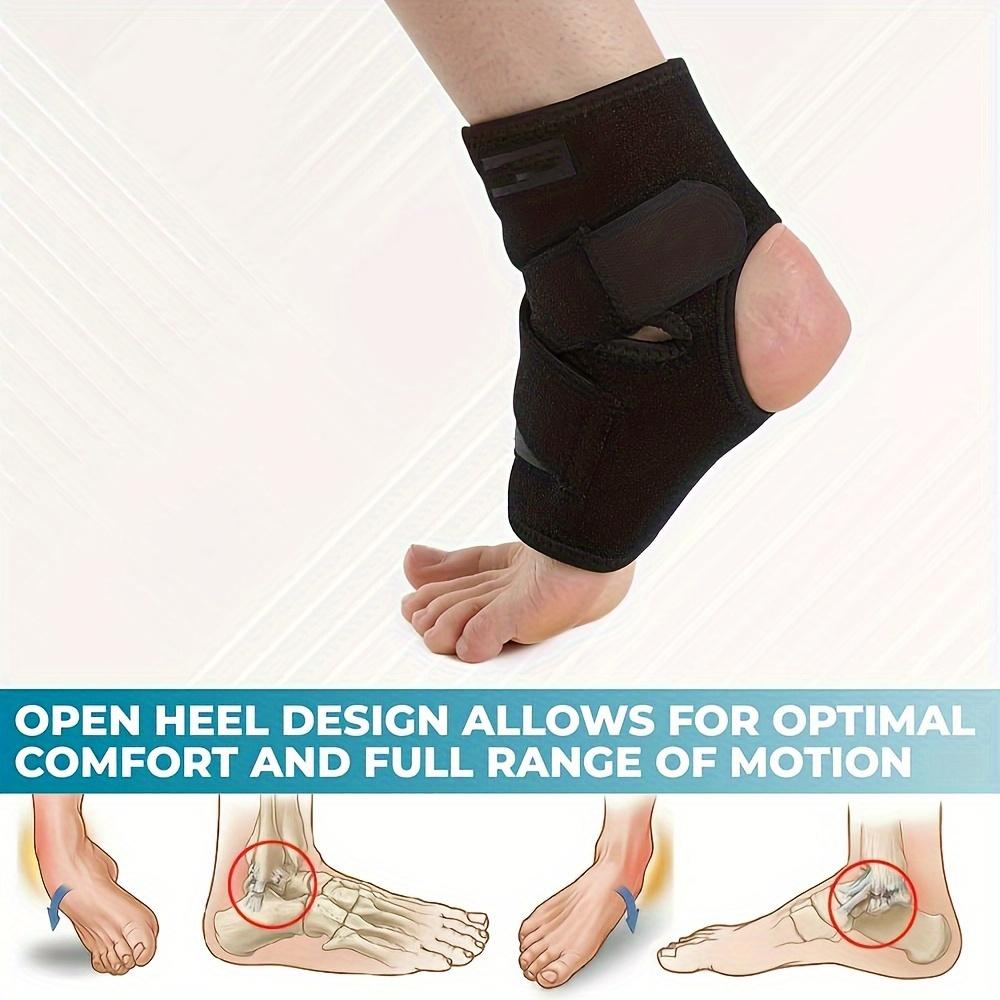 2pcs Adjustable Ankle Brace Compression Wrap For Sports, Running, Basketball, Volleyball - Foot Tendon Support For Anti-sprain Recovery - Breathable Fabric - For Men & Women - Ideal for Athletes & Fitness Enthusiasts - Perfect Gift for Injury Recovery