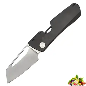 Multi-functional outdoor EDC folding knife, 9CR steel blade, aluminum alloy handle, suitable for daily carry and outdoor use.
