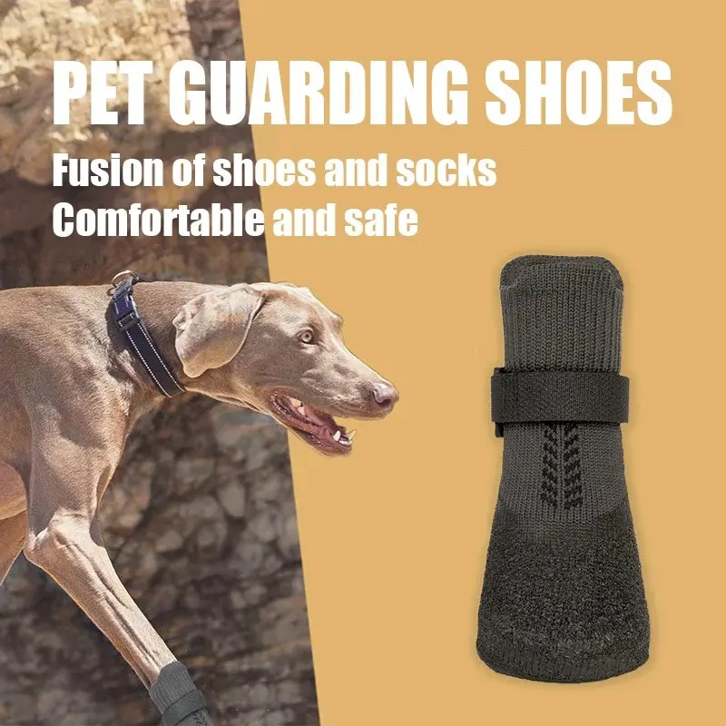 Dog Shoes for Winter, Pet Supplies, Paw Protection, Antifreeze Snow Boots, Suitable for Teddy, Golden Hair, Labrador, Border Collie, Puppy Shoes