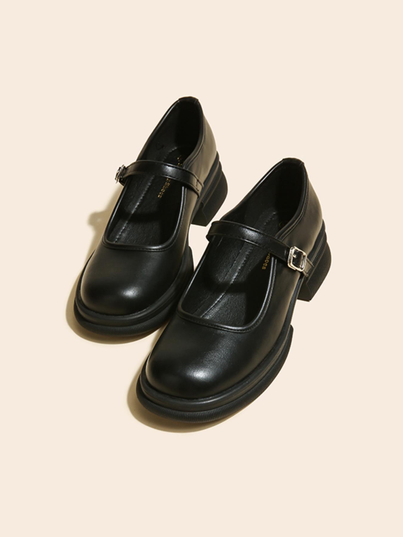 1 Pair Women's Simple Solid Color Round Toe Flat Mary Janes Shoes, Fashionable Slip on Shoes for Daily Wear, Comfortable and Versatile Casual Shoes for Women & Girls for Outfit Decor