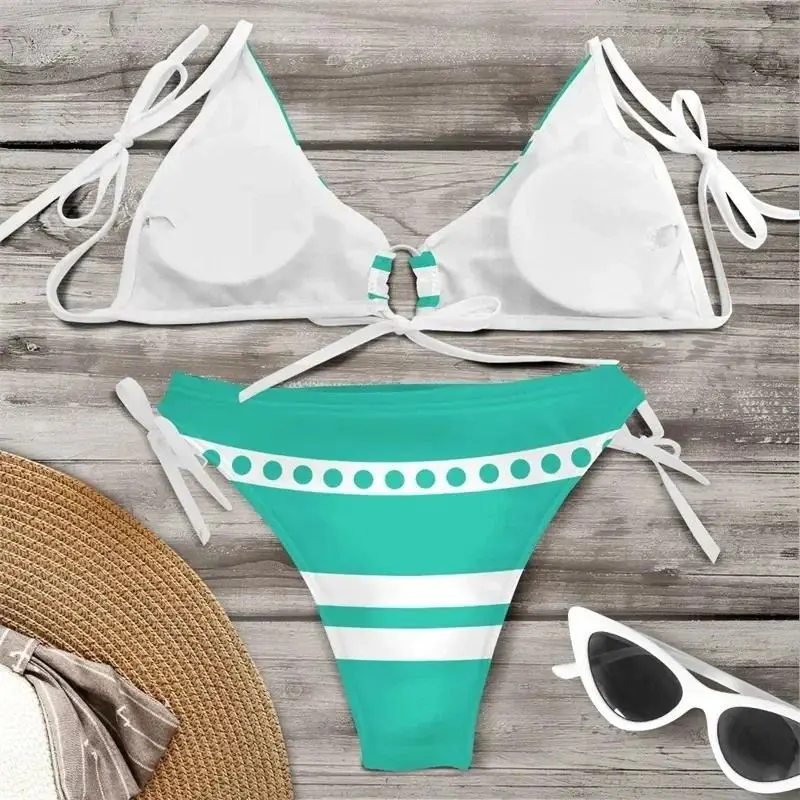 Anime Nami Cosplay Bikini Set Swimsuit Swimwear Beach Cartoon Outfit Sexy Costume Women Girl Halloween Christmas Birthday Gifts