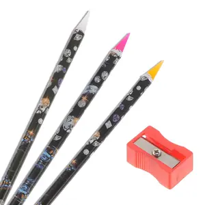3 Pcs Rhinestone Picker Self-Adhesive Wax Pencil Diamond Art Pen Rhinestone Applicator Gem Picker Jewel Dotting Tools for Nail Art with Pencil Sharpener