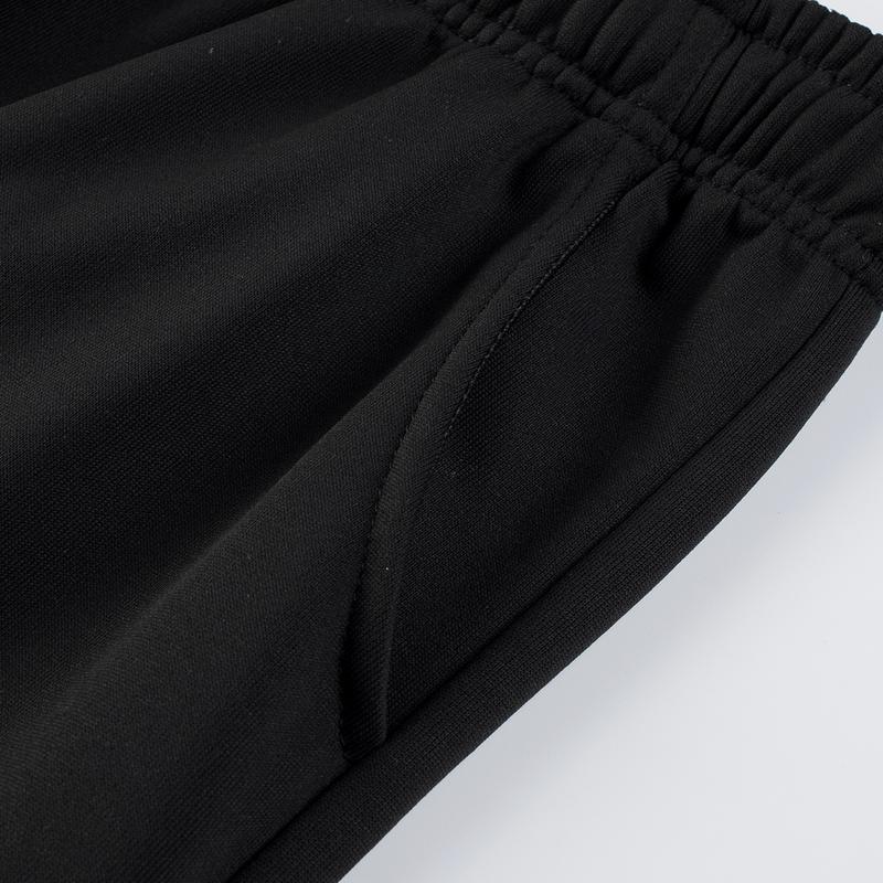 3PCS Men's sports casual pants, fashionable casual loose elastic waistband sports pants, men's clothing, trousers, black and gray men's clothing, trousers letter printing design sports pants, running fitness pants all year round, 95% polyester 5% spandex.