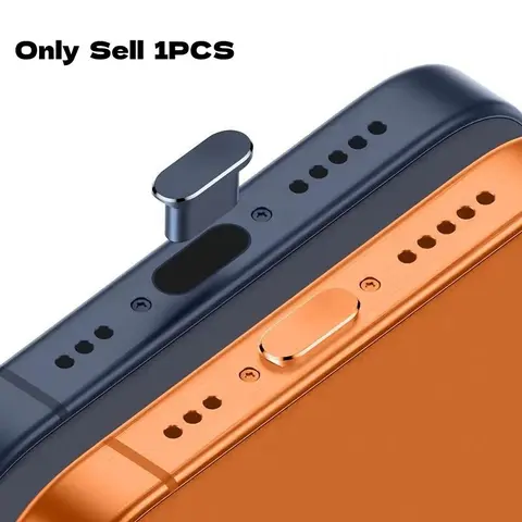 Metal Dust Plug for iPhone 17 Pro Max, 17 Air, 17 Pro, Typ-C Universal Protective Charging Port Protector, Anti-Dust Cover for Apple Phones, Cellphone, Smartphone, Accessories, Protection