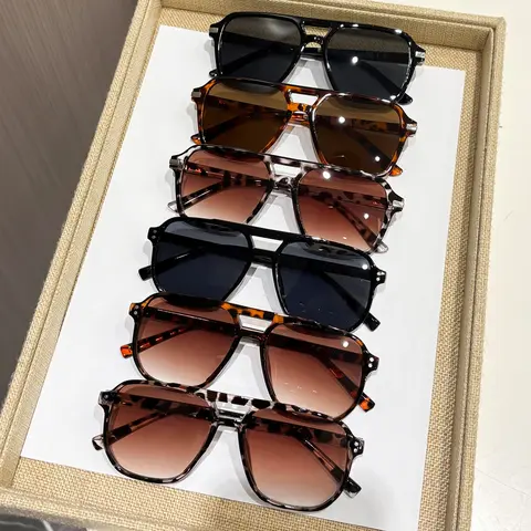 6 Pairs Modern Women's with UV400 Protection, Ideal for Commuting, Beach, Vacations & Shopping, UV Blocking Sunglasses