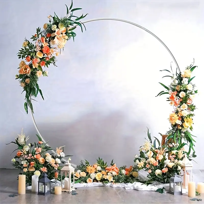 70.87inch, Round Balloon Arch Kit Holder Bow of Balloon Circle Plastic Wreath Balloon Stand Support, Wedding Birthday Party Decor Bridal Shower Anniversary Supplies, Balloon Arch Frame, Balloon Stand Kits